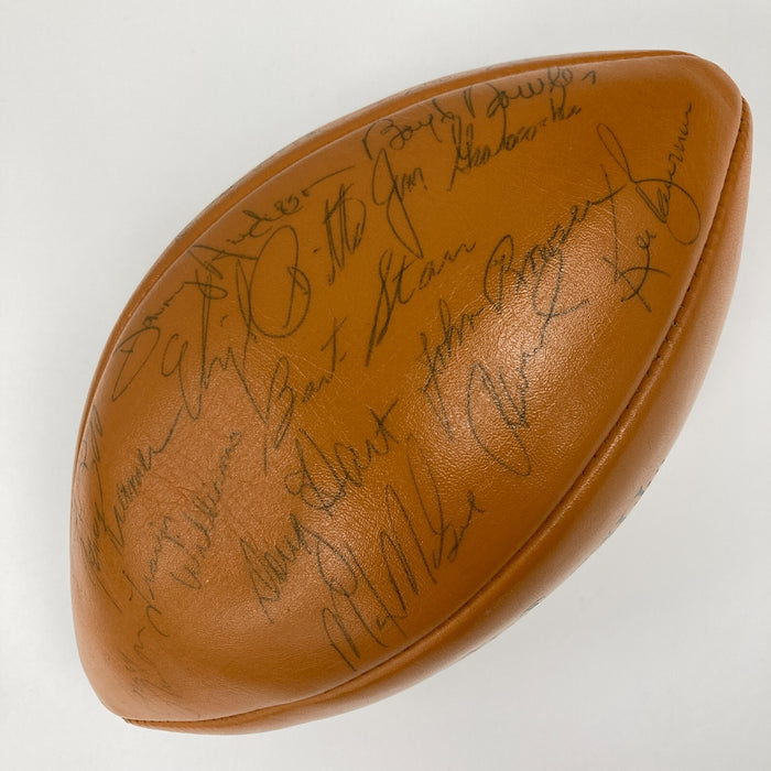 The Finest 1967 Green Bay Packers Super Bowl II Champs Team Signed Football PSA