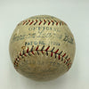 Eddie Collins Red Faber 1929 A's World Series Champs Signed Baseball JSA COA