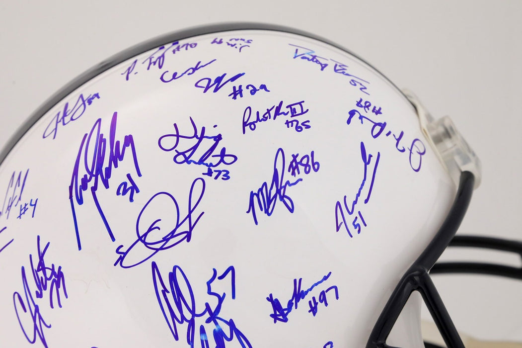 2006 Penn State Team Signed Full SIze Helmet w/49 Signatures PSA DNA COA