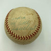 Beans Reardon Umpire Signed Inscribed STATS 1950's NL Baseball JSA COA