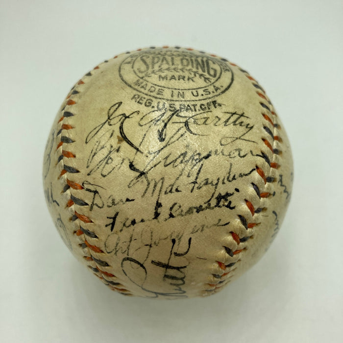 Babe Ruth & Lou Gehrig 1934 New York Yankees Team Signed Baseball JSA COA