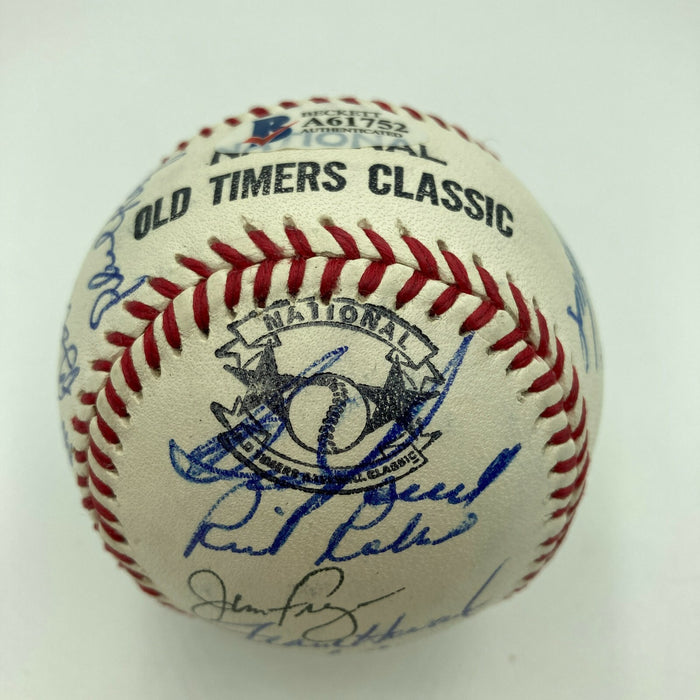 Brooks Robinson HOF Signed Cracker Jack Old Timers Game Baseball Beckett COA