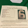 Bill Russell Signed Heavily Inscribed STATS Boston Celtics Jersey With JSA COA