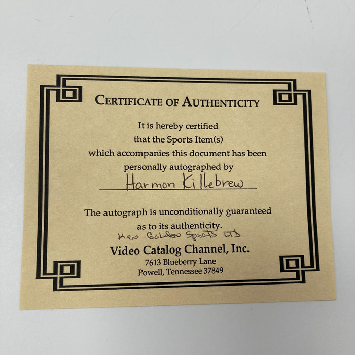 Harmon Killebrew Signed 8x10 Photo JSA Certified