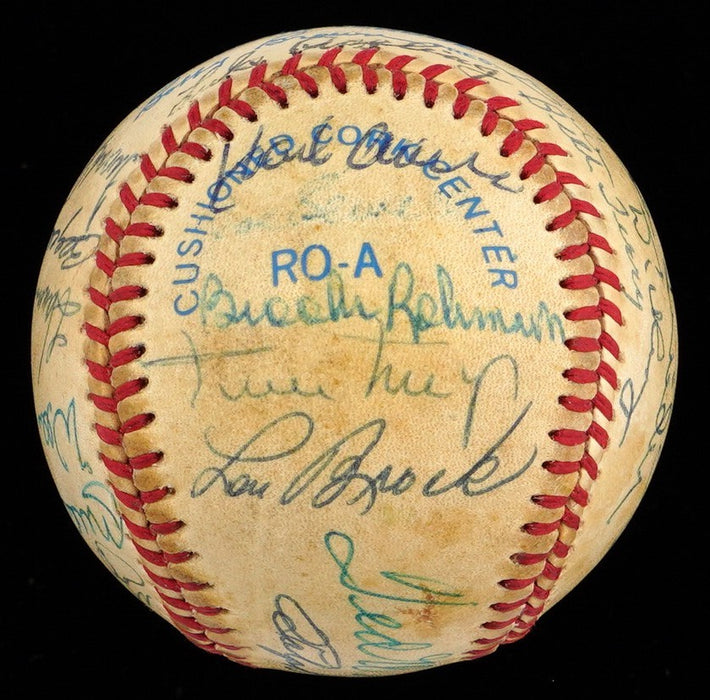 Mickey Mantle Joe DiMaggio Ted Williams HOF Multi Signed Baseball JSA COA