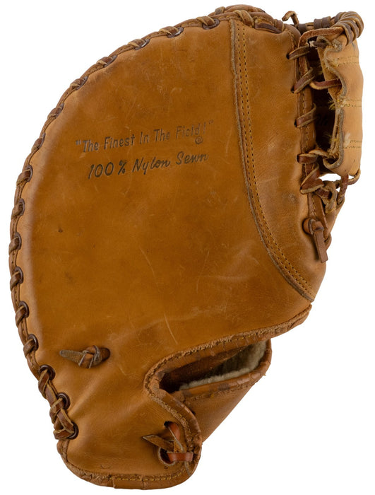 Dizzy Dean Single Signed 1940's Baseball Glove JSA COA RARE