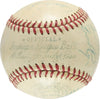 Beautiful 1955 New York Yankees American League Champs Team Signed Baseball JSA