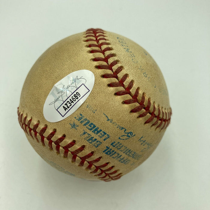 Lynyrd Skynyrd Band Signed Baseball Leon Wilkerson Van Zant Billy Powell JSA COA