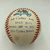 Rod Carew Signed Heavily Inscribed Career STAT Baseball Reggie Jackson COA