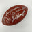 Tom Brady Peyton Manning Quarterback Legends Signed Football #17/24 Beckett COA