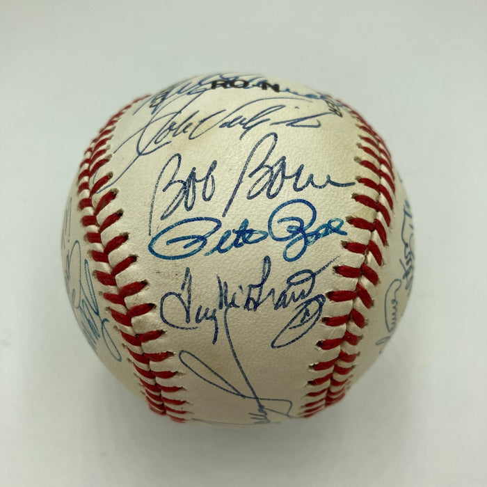 1980 Philadelphia Phillies World Series Champs Team Signed Baseball JSA COA