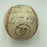 Joe Dimaggio Pre Rookie 1935 San Francisco Seals Team Signed Baseball PSA & JSA