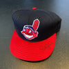 Roberto Alomar Signed Authentic Cleveland Indians Game Model Hat JSA COA