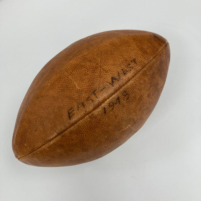 1948 East-West Shrine Game Multi Signed Football JSA COA