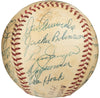 1955 Brooklyn Dodgers W.S. Champs Team Signed Baseball Jackie Robinson PSA DNA