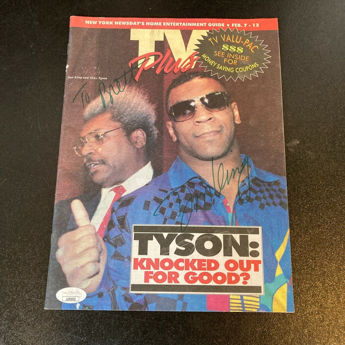 Don King Signed Autographed Mike Tyson Magazine With JSA COA