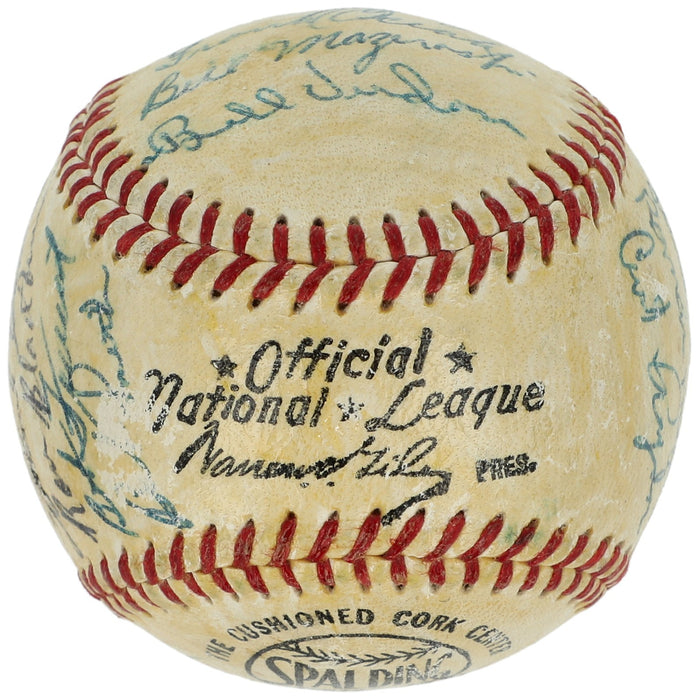 Roberto Clemente 1958 Pittsburgh Pirates Team Signed NL Baseball BAS