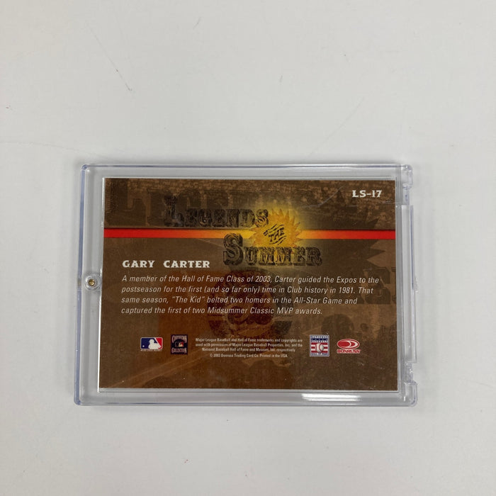 2003 Donruss Signature Series Legends of Summer Gary Carter Auto Signed
