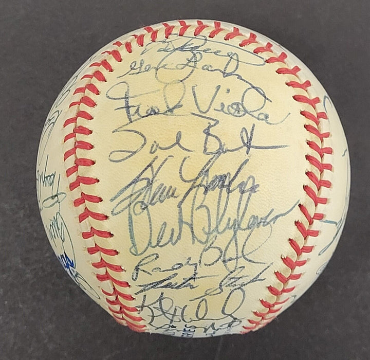 1987 Minnesota Twins World Series Champs Team Signed W.S. Baseball Beckett COA