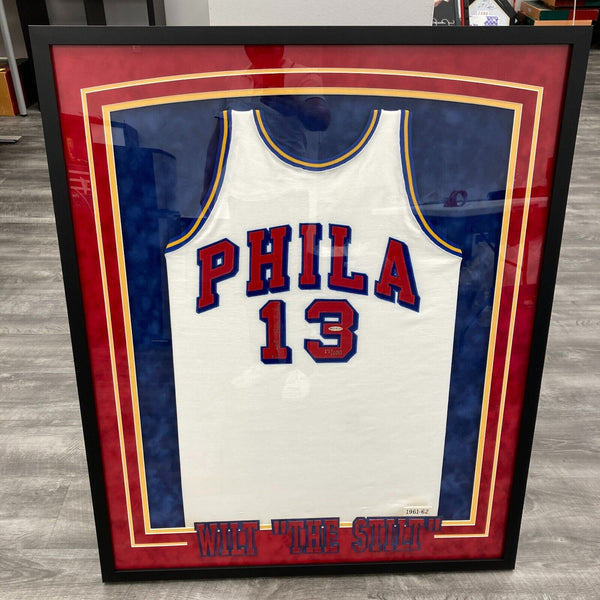 Wilt Chamberlain Signed Authentic Philadelphia Warriors Jersey Upper Deck UDA