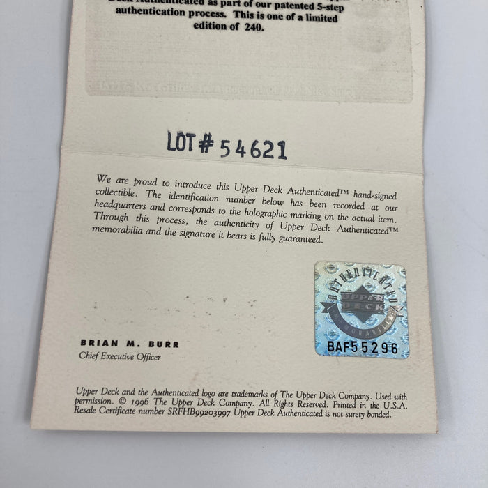 Ken Griffey Jr. Signed Nike Baseball Cleats Shoes UDA Upper Deck COA