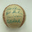 1948 Cleveland Indians W.S. Champs Team Signed Baseball Satchel Paige JSA COA