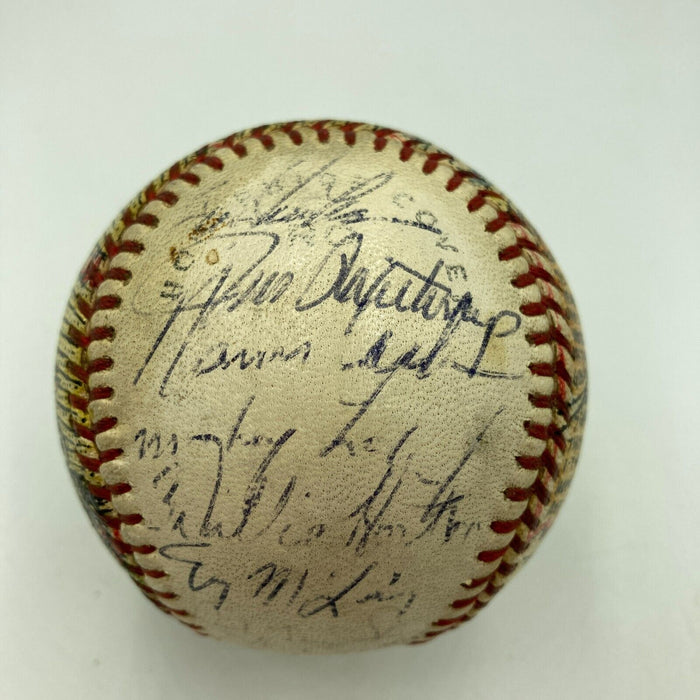 1968 Detroit Tigers WS Champs Signed George Sosnak Folk Art Baseball JSA