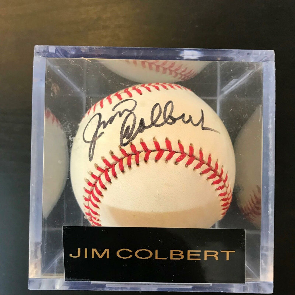 Jim Colbert Signed Autographed Official Major League Baseball PGA Golf