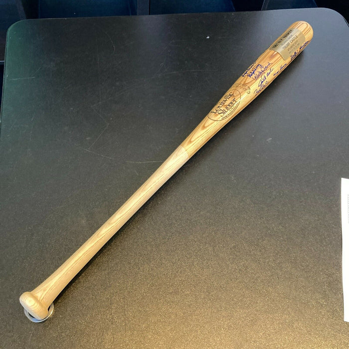 1961 New York Yankees World Series Champs Team Signed Baseball Bat With JSA COA