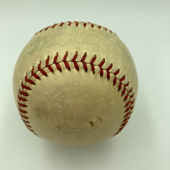 Napoleon Nap Lajoie Single Signed 1940's American League Baseball PSA DNA COA