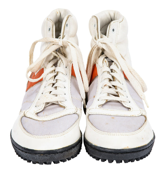 Dan Marino Dual Signed 1986 Game Used Football Shoes MEARS & JSA COA