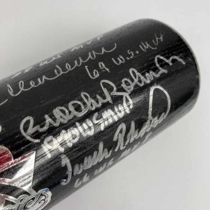 Beautiful World Series MVP's Multi Signed Baseball Bat 40 Sigs Beckett COA
