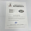 Walter Payton Signed 1986 Super Bowl Presentational Football Beckett COA