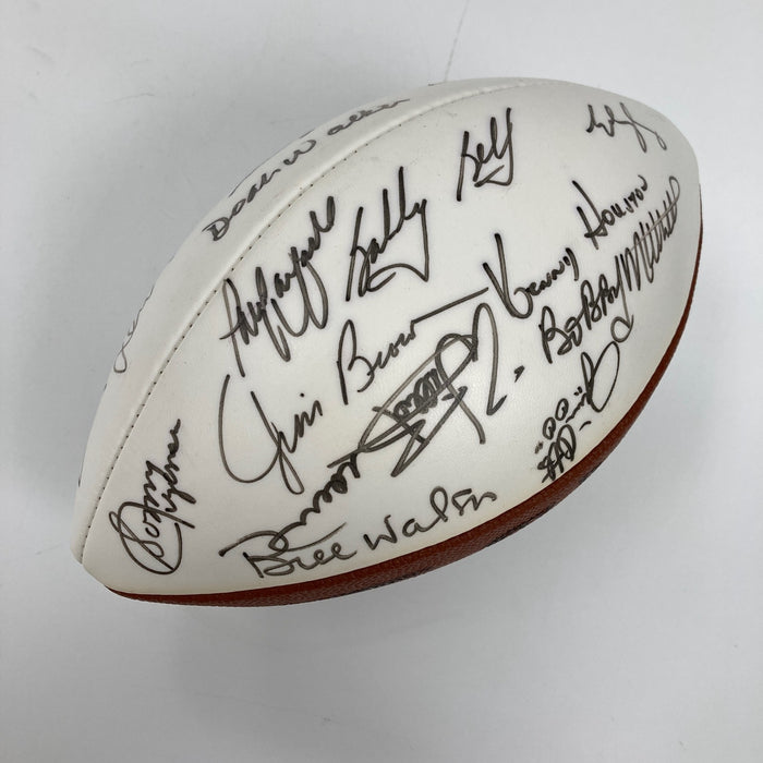 1993 Hall Of Fame Induction Multi Signed Football 27 Sigs JSA COA