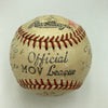 1953 Decatur Commodores Minor League Champions Team Signed Baseball JSA COA RARE