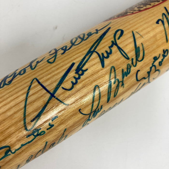 Beautiful Mickey Mantle Ted Williams 57 Sigs Hall Of Fame Multi Signed Bat BAS