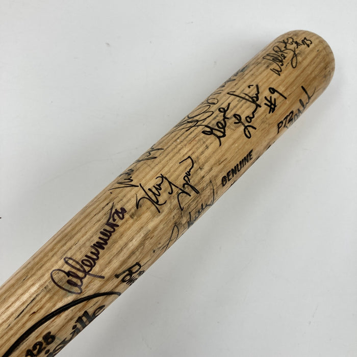 1991 Minnesota Twins World Series Champs Team Signed Baseball Bat JSA COA