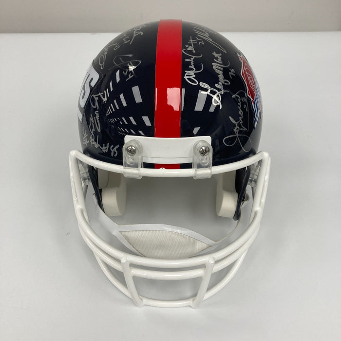1987 & 1991 New York Giants Super Bowl Champs Team Signed Helmet JSA COA