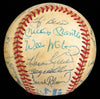 Mickey Mantle Joe DiMaggio Ted Williams HOF Multi Signed Baseball JSA COA