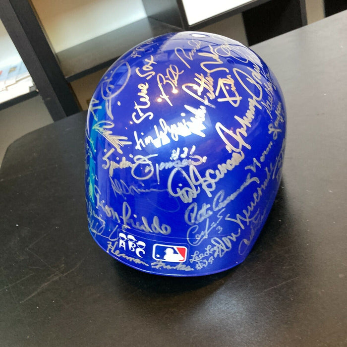 Beautiful Los Angeles Dodgers Legends Multi Signed Helmet 45+ Sigs With JSA COA