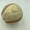 Mickey Mantle Joe Dimaggio 1961 Yankees WS Champs Signed Baseball JSA COA