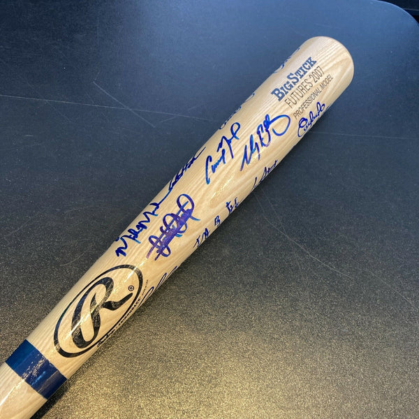 Clayton Kershaw Pre Rookie All Star Game Signed Baseball Bat MLB Authenticated