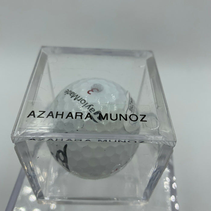 Azahara Munoz Signed Autographed Golf Ball PGA With JSA COA