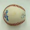 Beautiful Mickey Mantle Signed American League Baseball PSA DNA Graded MINT 9