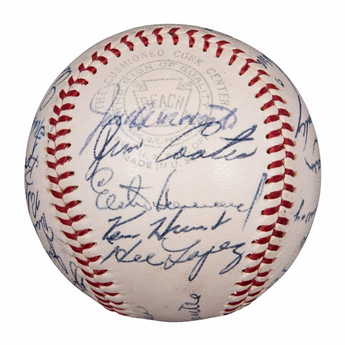 The Finest 1960 Yankees Team Signed Baseball Mickey Mantle & Roger Maris Beckett