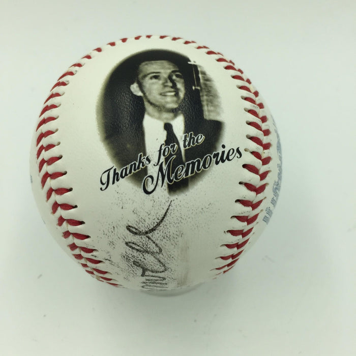 Rare Ernie Harwell Signed 1940-2000 Retirement Commemorative Baseball JSA COA
