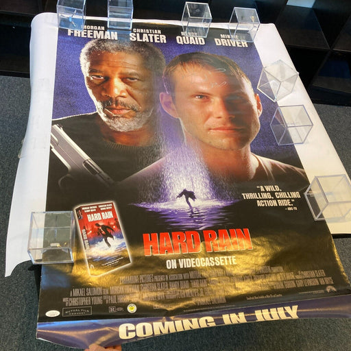 Christian Slater Signed Autographed Hard Rain Original 27x41 Movie Poster JSA