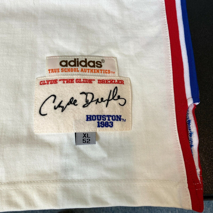 Clyde Drexler Signed Authentic 1983 High School Houston Cougars Jersey PSA DNA