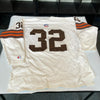 1964 Cleveland Browns Super Bowl Champs Team Signed Jersey Jim Brown JSA COA