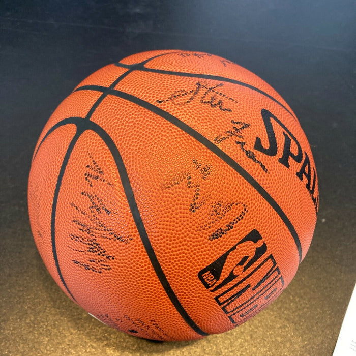 Elton Brand Steve Francis Baron Davis 1999 NBA Draft Signed Basketball JSA COA